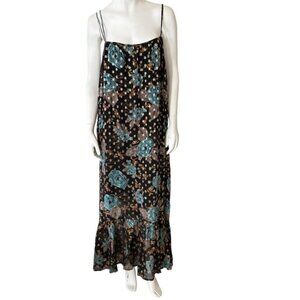 Natural Life Maxi Dress Alice Boho Chic Sleeveless Micro Dots